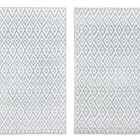 TAPPETO ROMBO GRIG-BIA 120X180