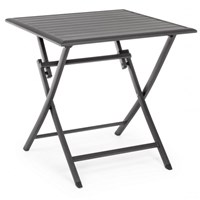 TAVOLO PIEGH. ELIN 70X70 ANTRACITE LH32