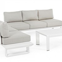 SET SALOTTO ANG.C-C KONNOR BIANCO CX21