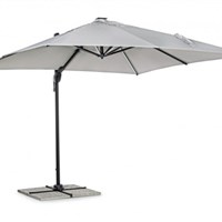 OMBRELLONE BRACCIO INES3X3 ANT-GR CH LED