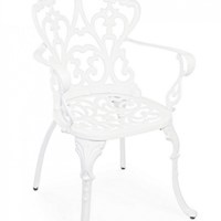 SEDIA C-BR VICTORIA BIANCO
