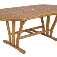 TAVOLO NOEMI OV ALL. 150-200X90
