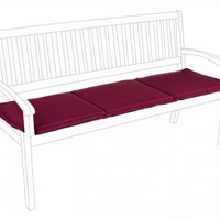 CUSCINO POLY180 BORDEAUX PANCA 3P