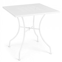 TAVOLO WENDY BIANCO 70X70